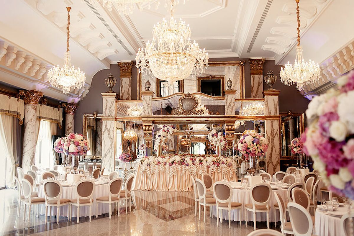 Dining Hall Designed for a Wedding